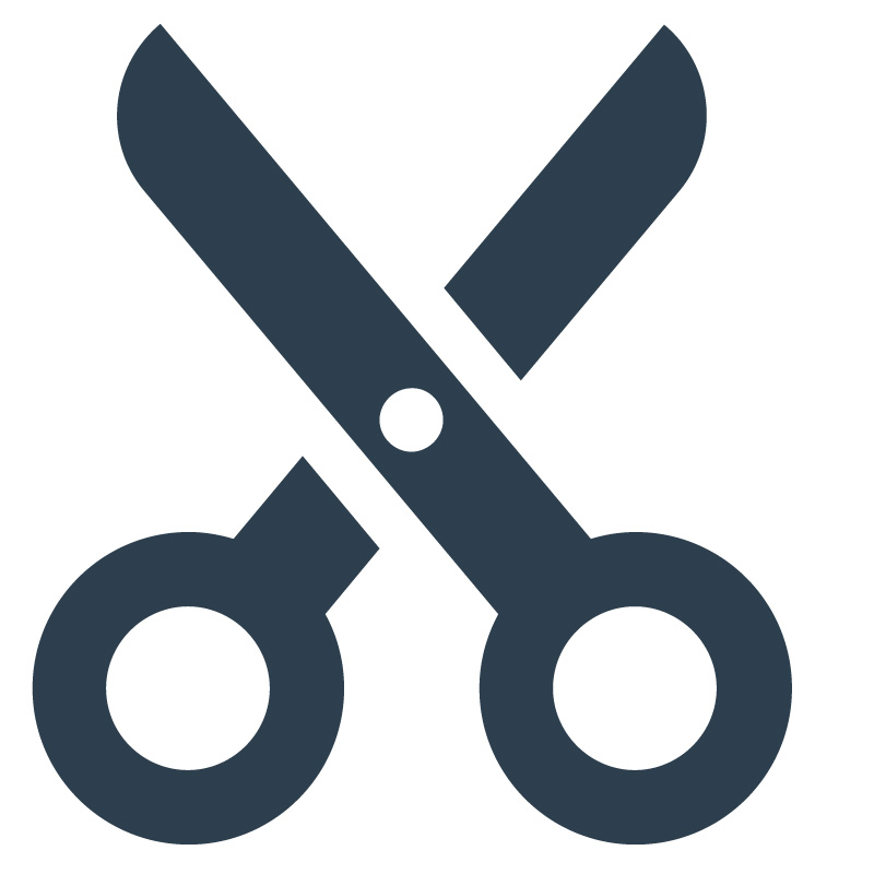icon of scissors