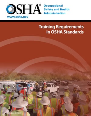 cover of OSHA Federal Training Requirements manual