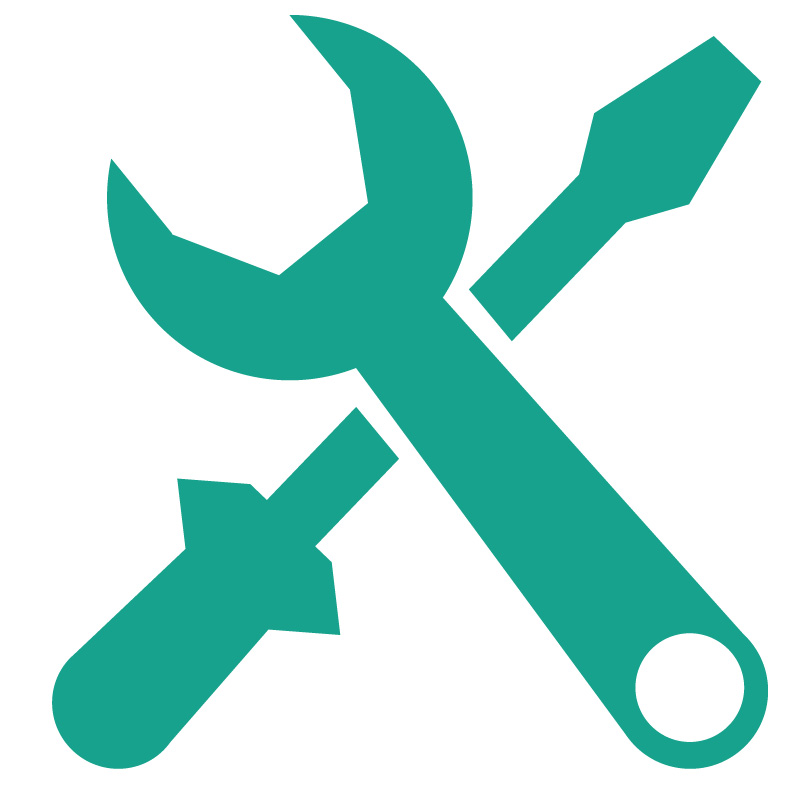 icons of a screwdriver and wrench