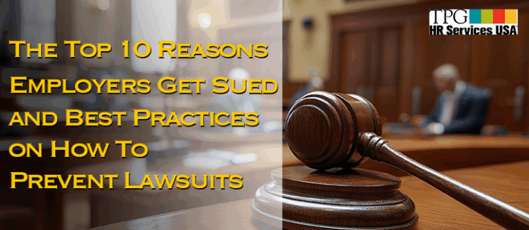 courtroom and jury photo with judge's gavel symbolizing an employee lawsuit