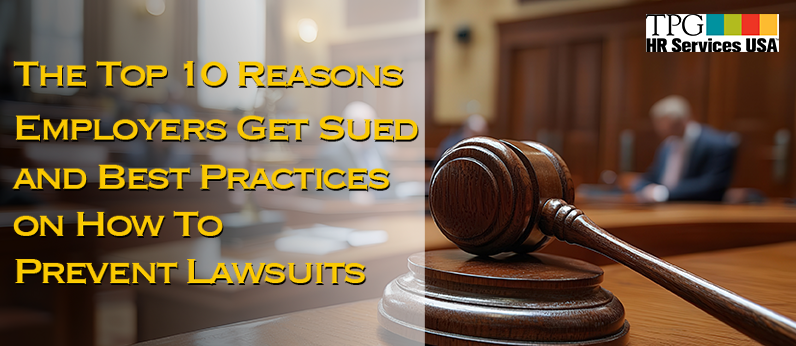 courtroom and jury photo with judge's gavel symbolizing an employee lawsuit